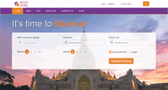 Desktop Screenshot of bookmyanmarhotels.com